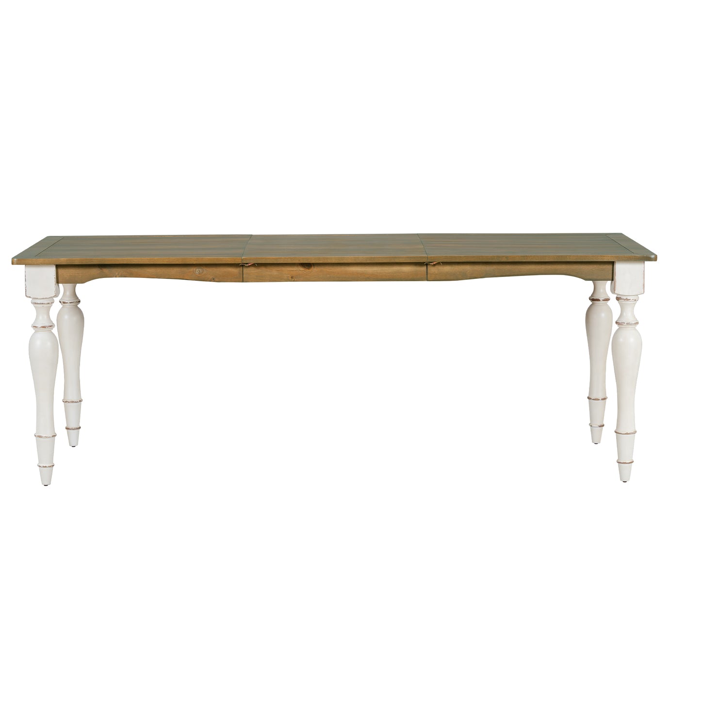 Melysen Vintage Traditional 82.7inch Extendable Dining Table with 23.6inch Removable Leaf