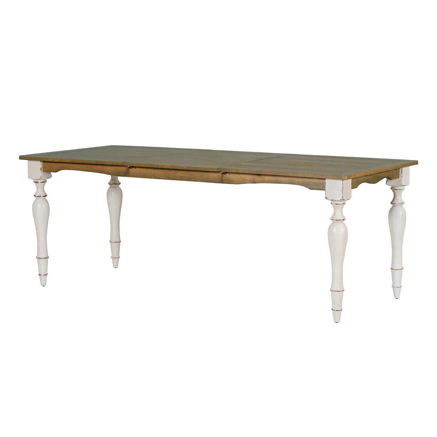 Melysen Vintage Traditional 82.7inch Extendable Dining Table with 23.6inch Removable Leaf