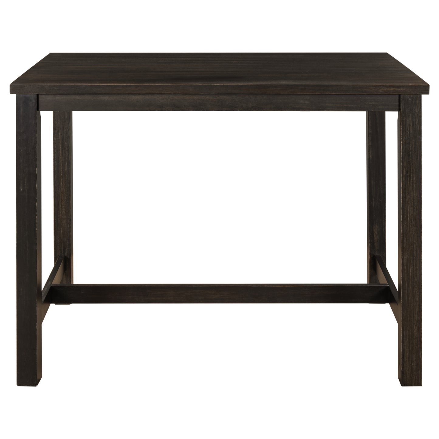 Melysen Rustic Wooden Counter Height Dining Table for Small Places, Espresso