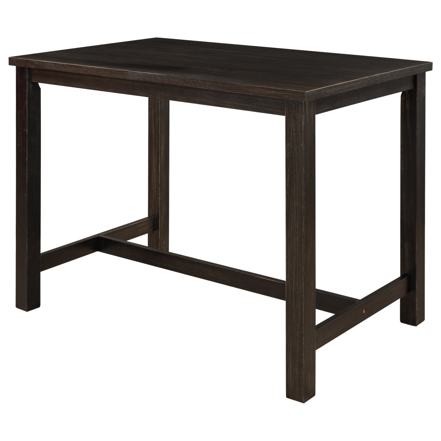 Melysen Rustic Wooden Counter Height Dining Table for Small Places, Espresso