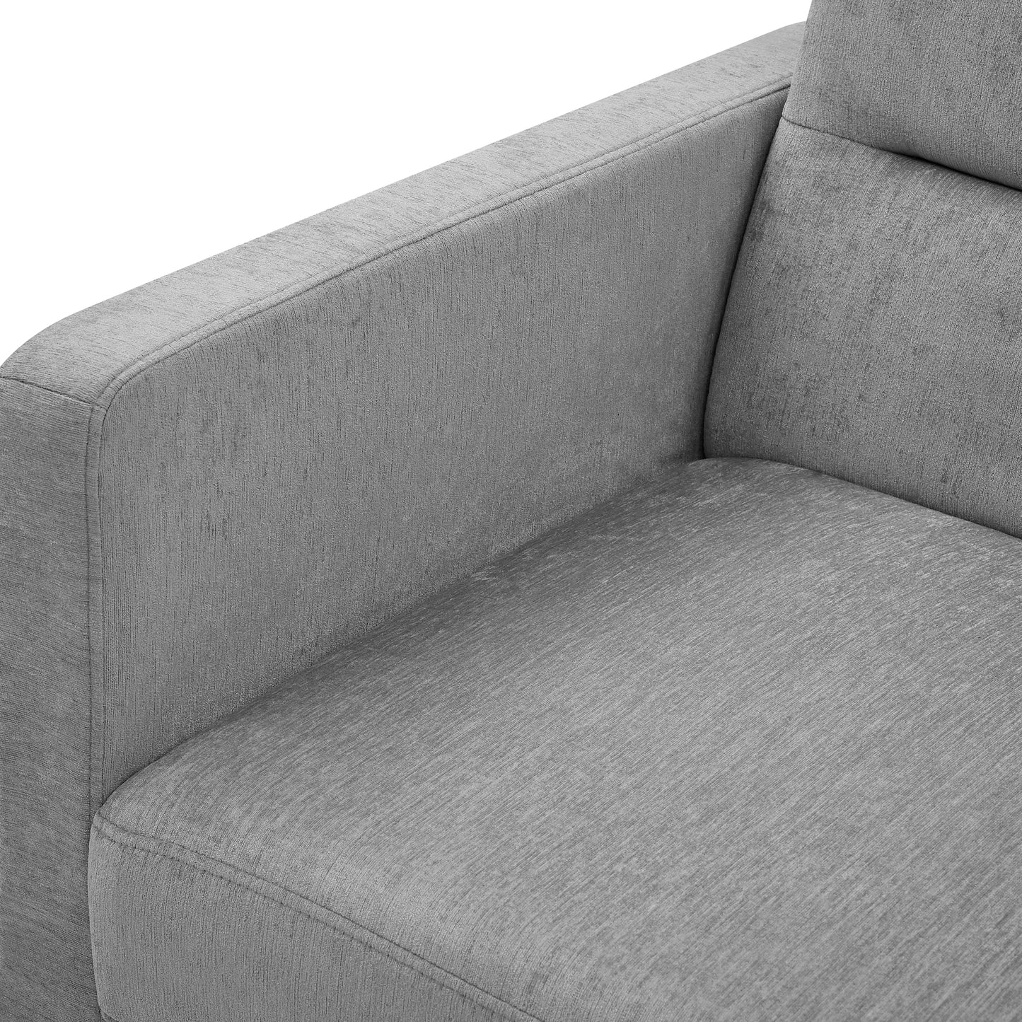 Melysen Loveseats Sofa Bed with Pull-out Bed, Adjsutable Back and Two Arm Pocket