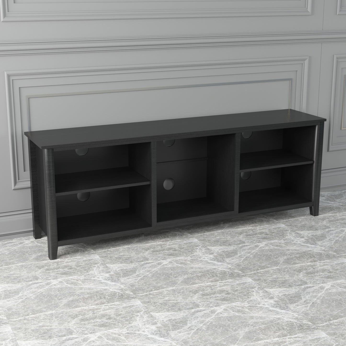 Melysen TV Stand Storage Media Console Entertainment Center