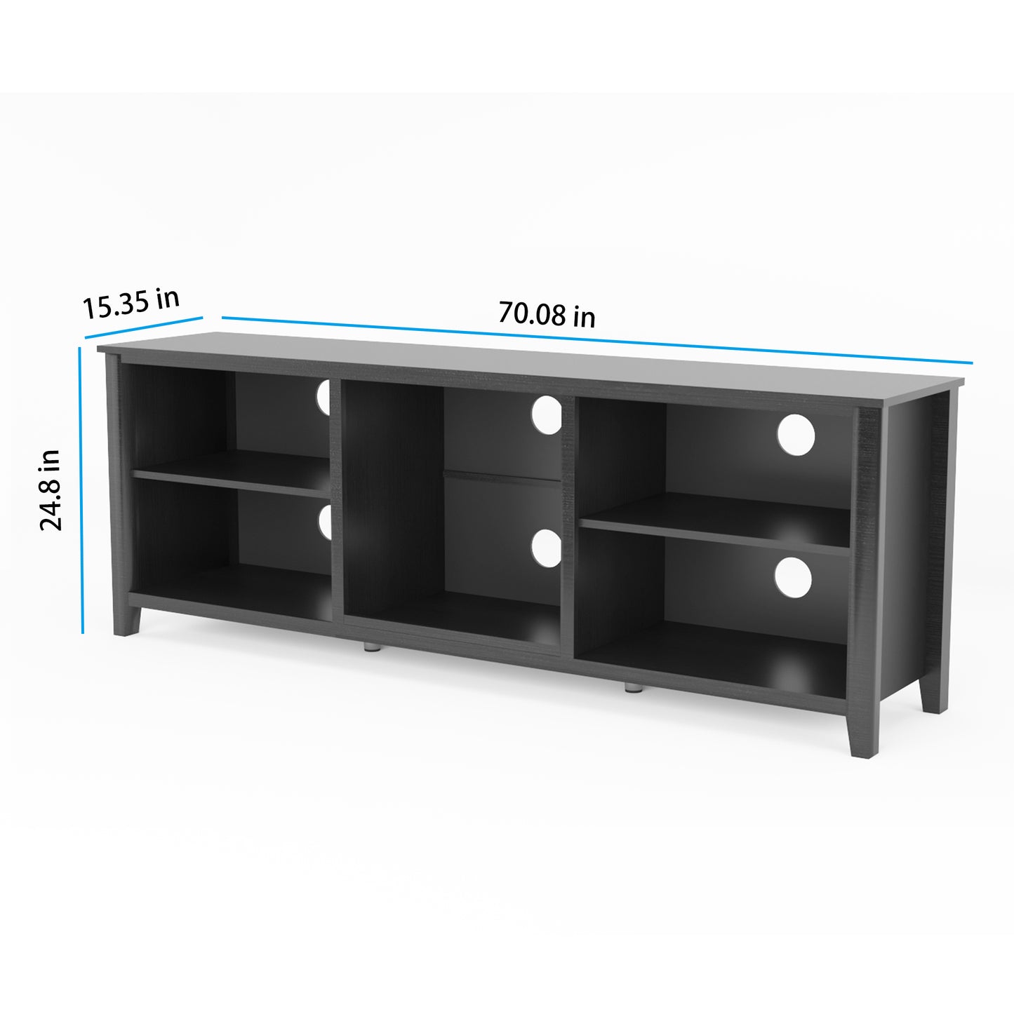 Melysen TV Stand Storage Media Console Entertainment Center