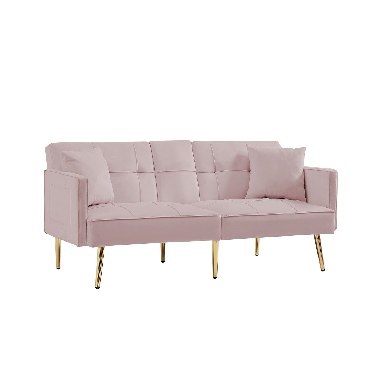 Melysen Velvet Futon Sofa Bed 01