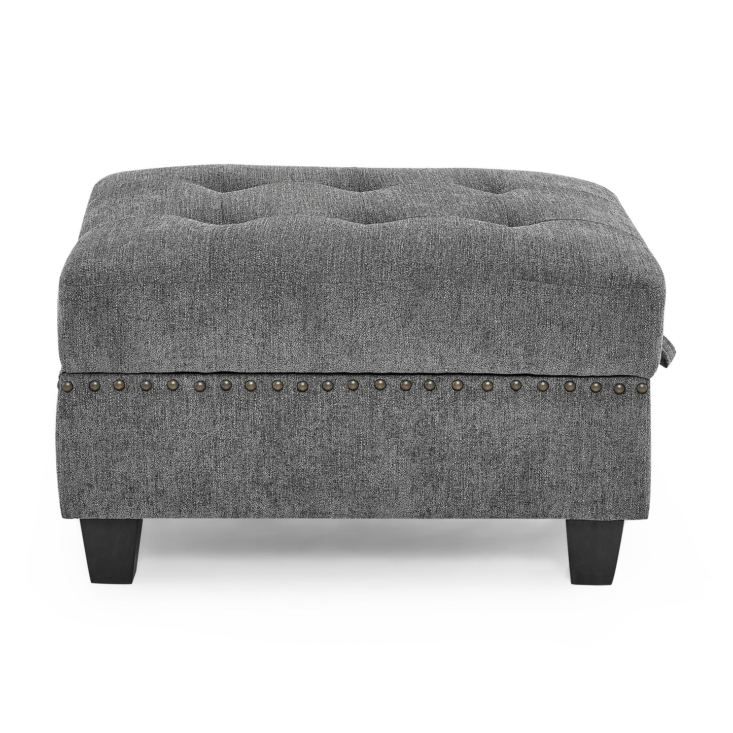 Melysen Modular Sectional Sofa,DIY Combination Sofa,Velvet,Grey