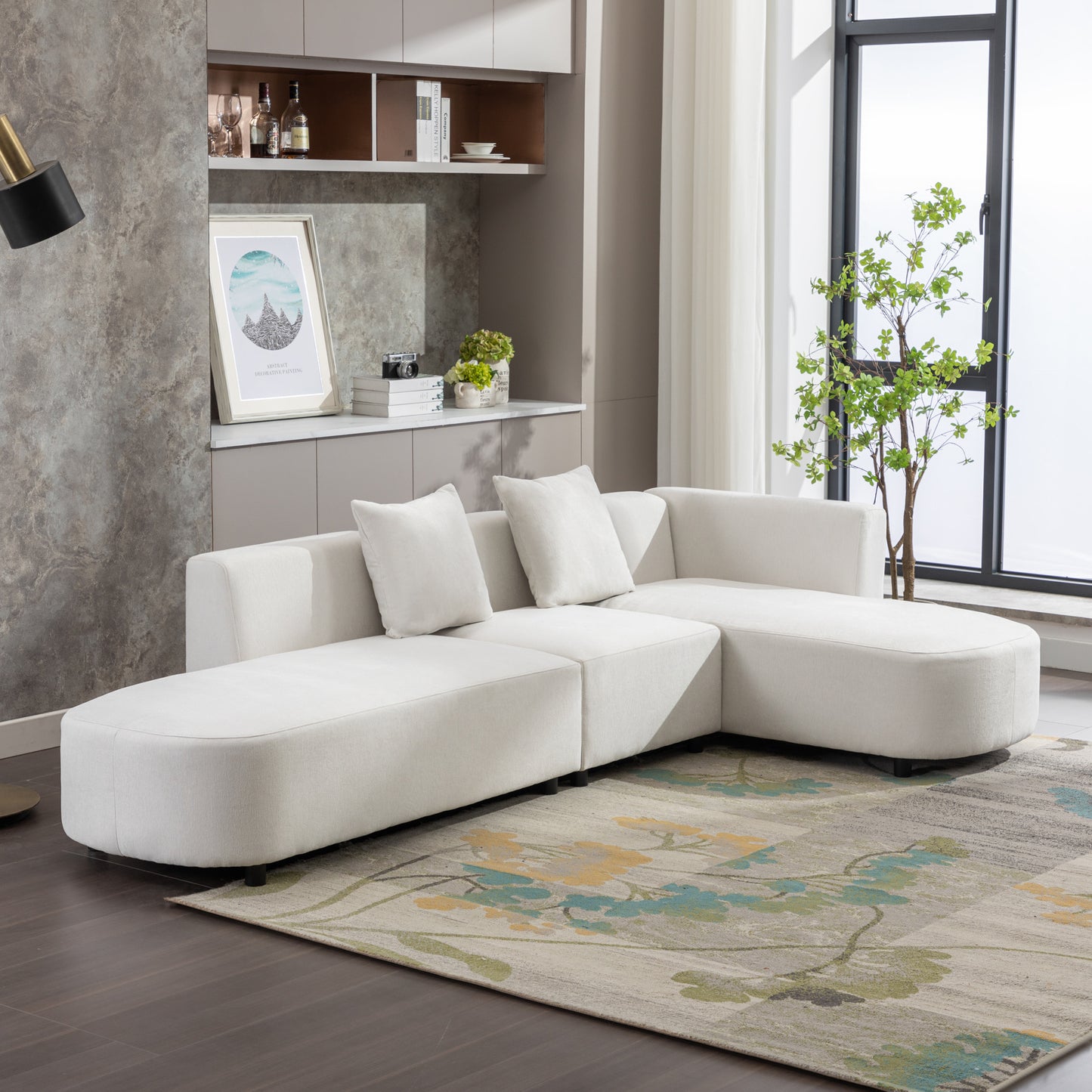 Melysen Luxury Modern Style Living Room Upholstery Sofa