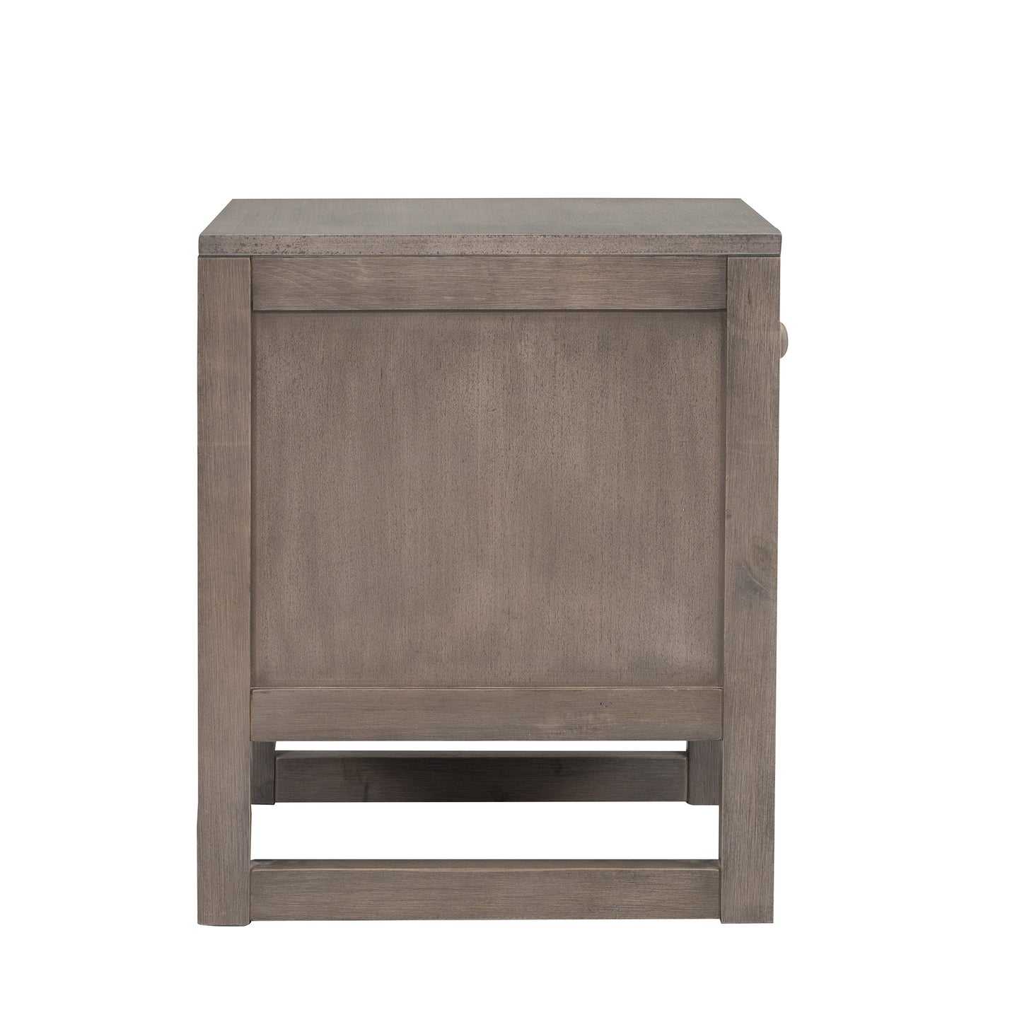 Melysen Wooden Nightstand with a Drawer and an Open Storage,End Table for Bedroom