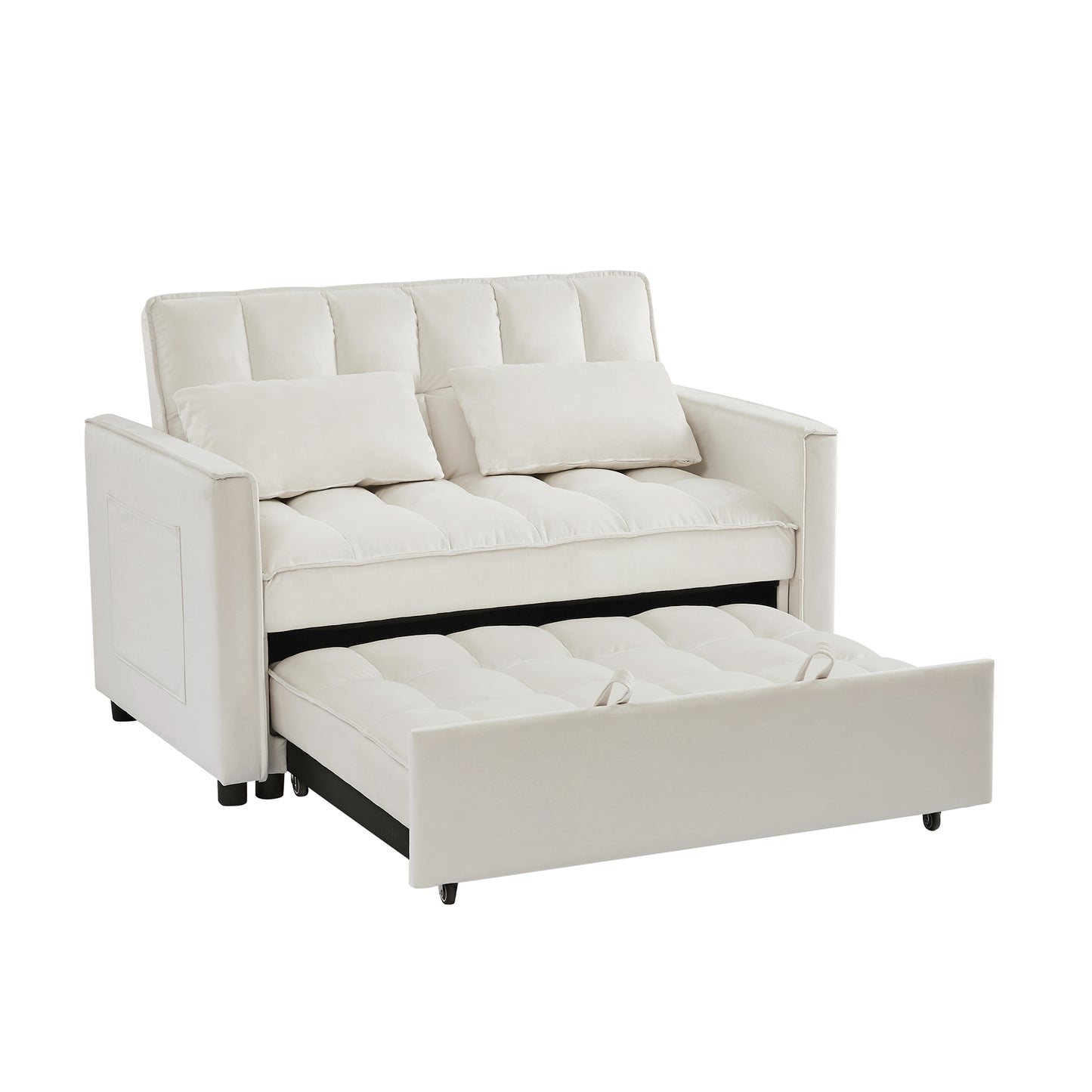 Melysen Velvet Loveseat Sofa Bed