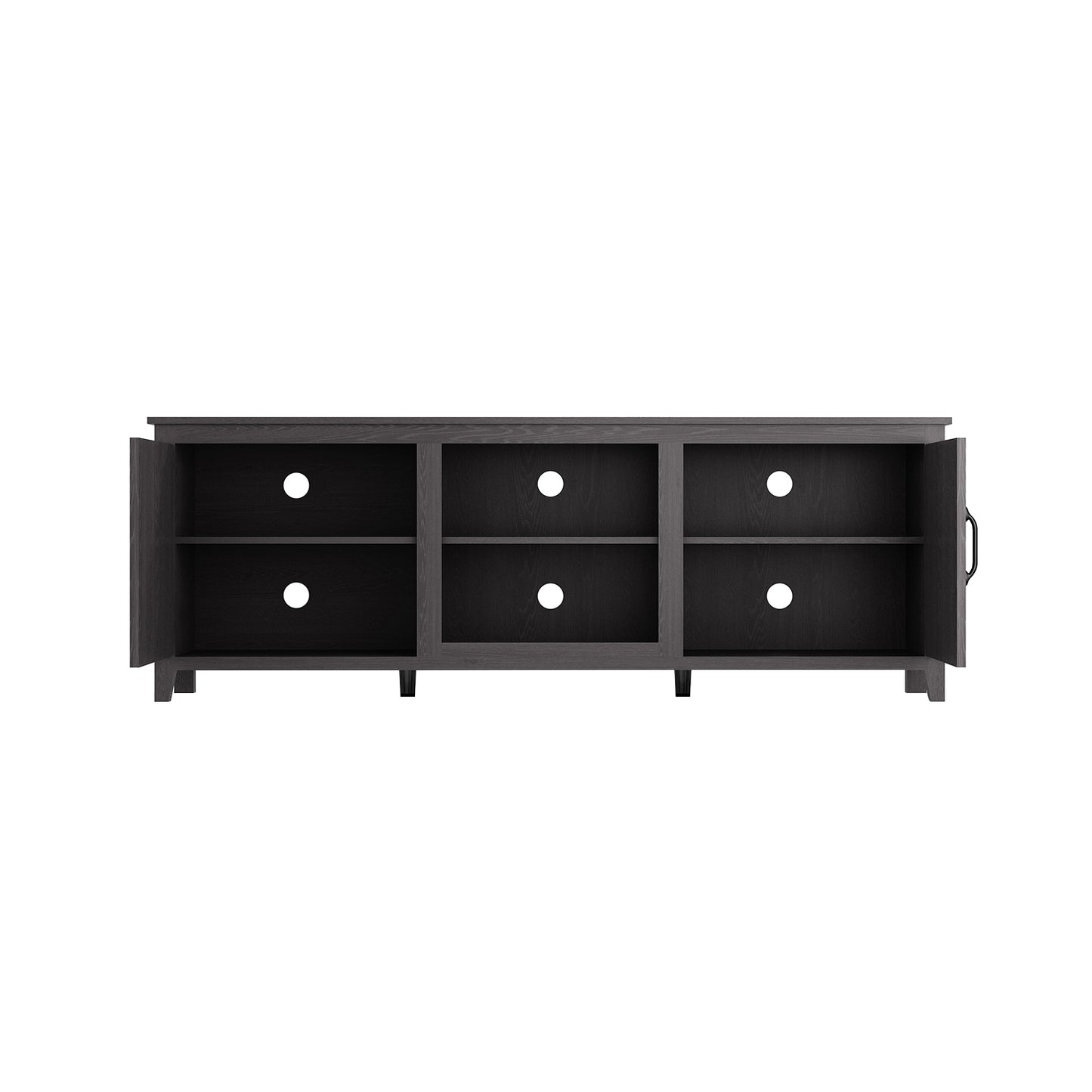 Melysen TV Stand Storage Media Console Entertainment Center with doorsin