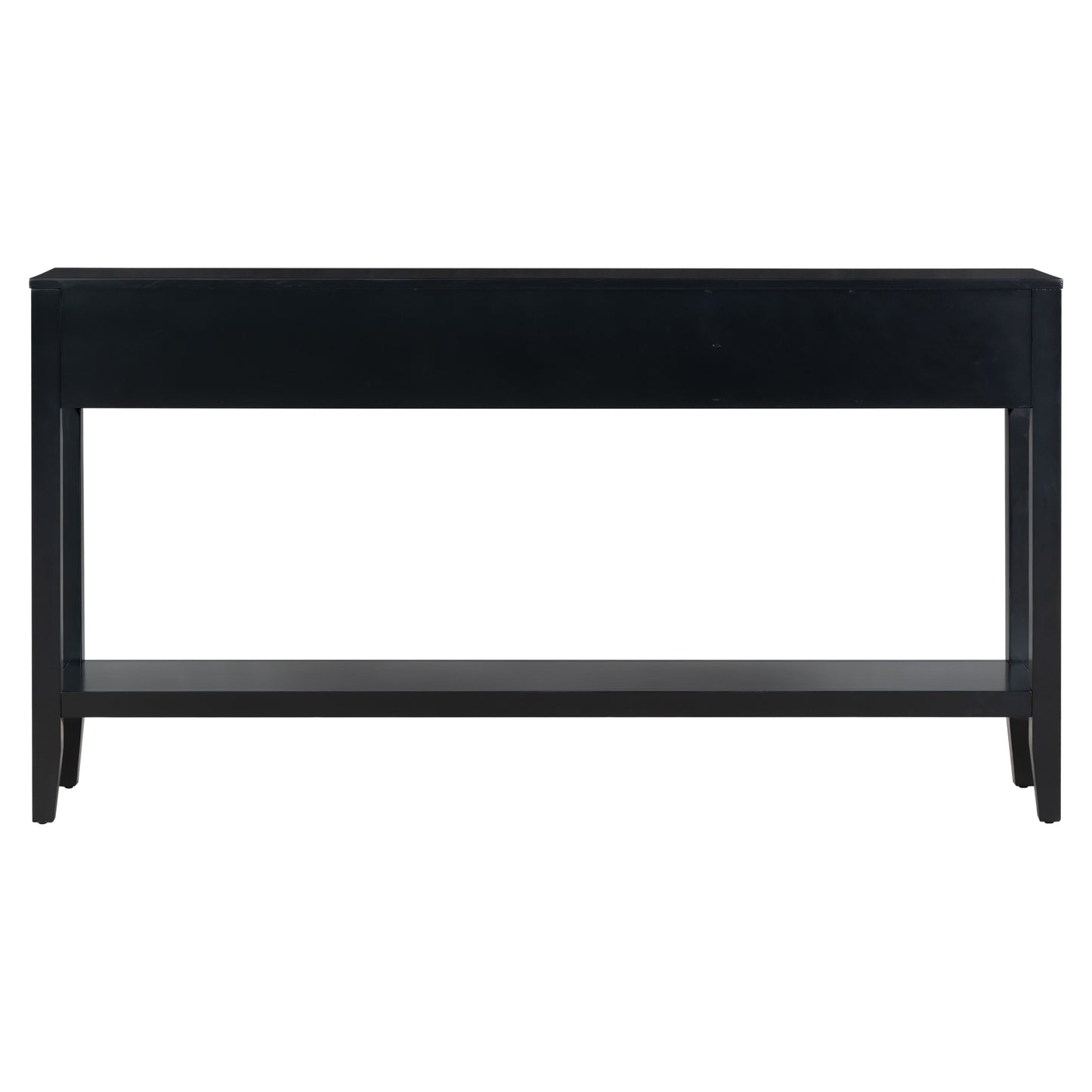 Melysen Contemporary 3-Drawer Console Table with 1 Shelf, Entrance Table for Entryway, Hallway, Living Room, Foyer, Corridor