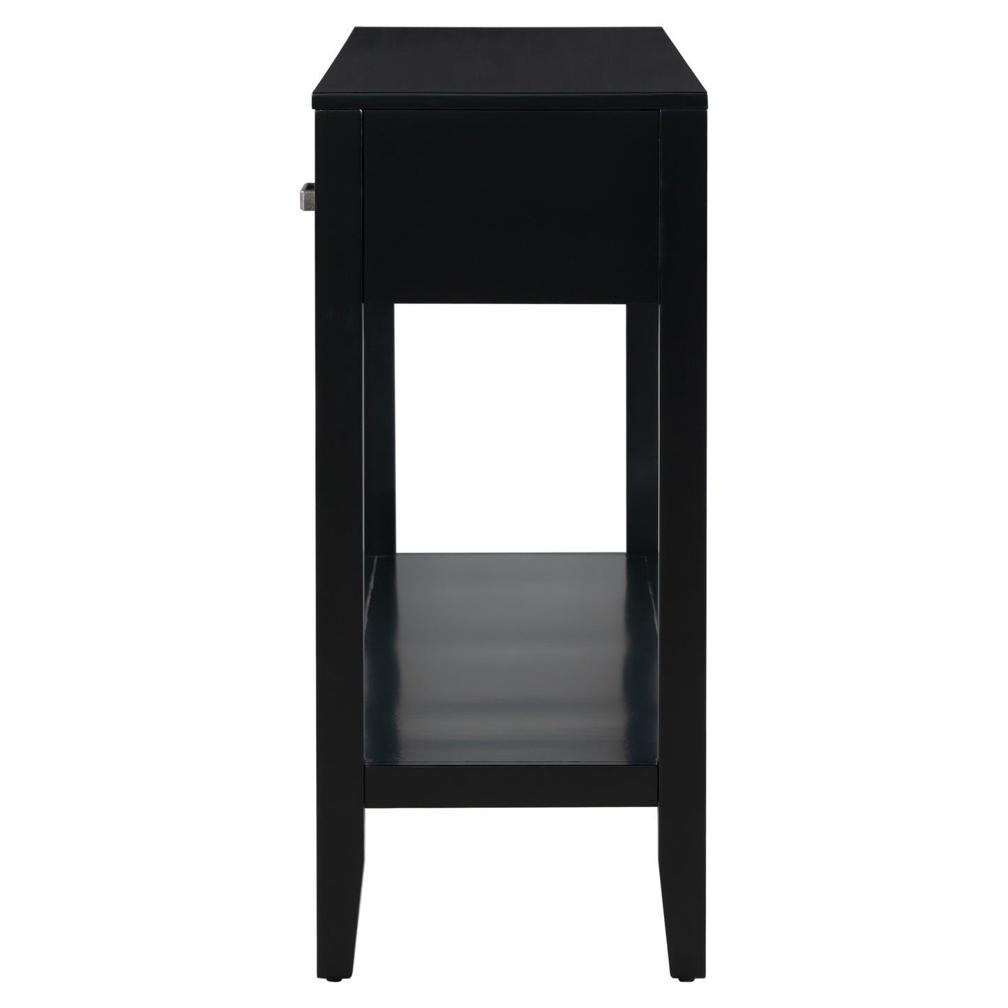 Melysen Contemporary 3-Drawer Console Table with 1 Shelf, Entrance Table for Entryway, Hallway, Living Room, Foyer, Corridor