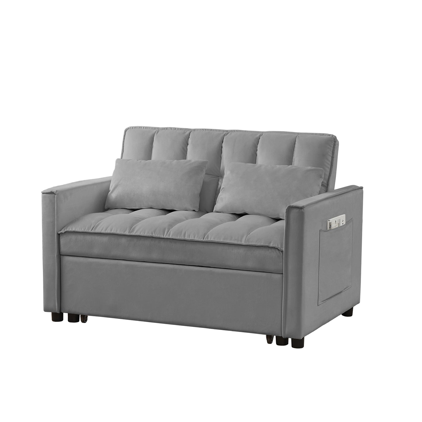 Melysen Velvet Loveseat Sofa Bed