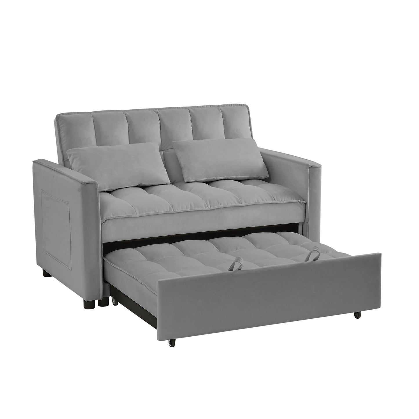 Melysen Velvet Loveseat Sofa Bed