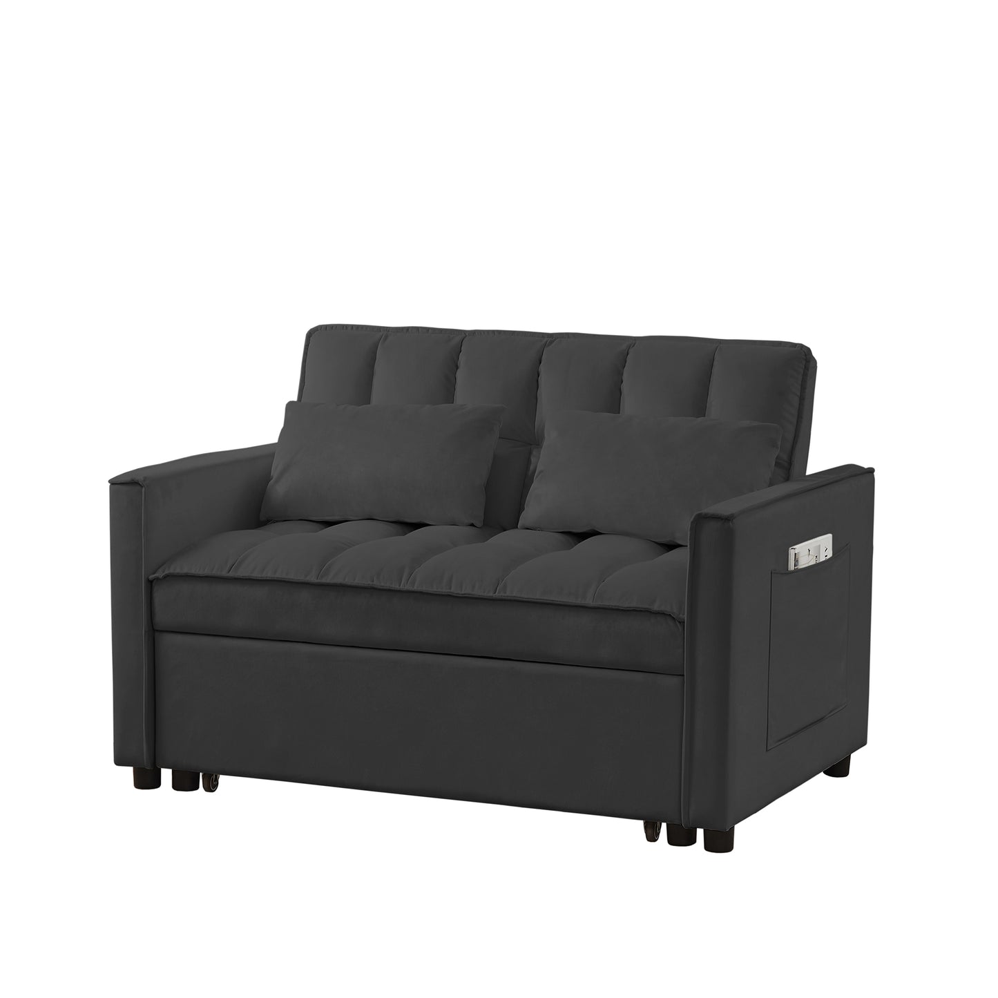 Melysen Velvet Loveseat Sofa Bed