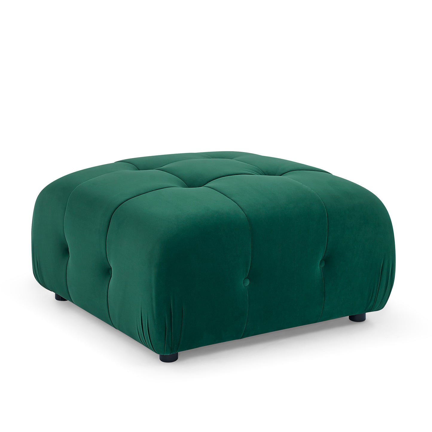 Melysen 93 "Modern Living Room Modular Combined Sofa,Green Velvet