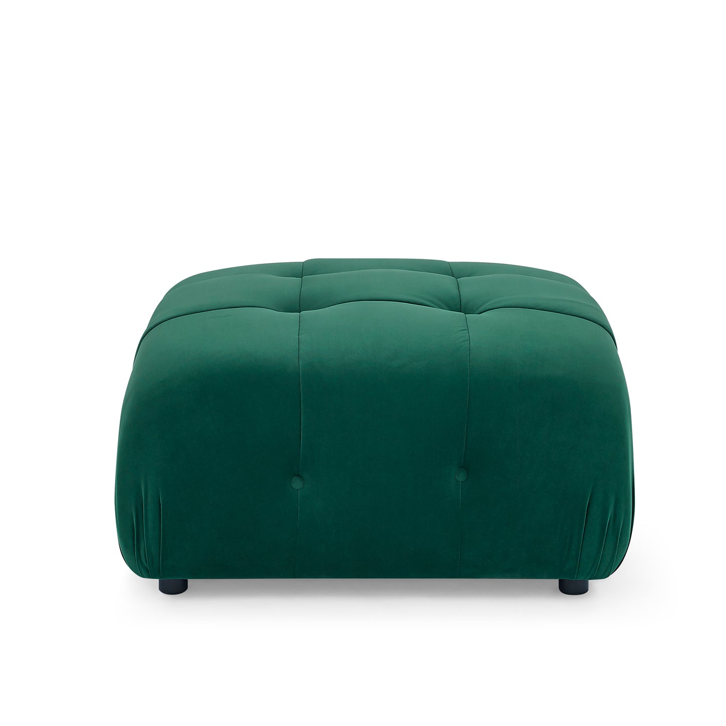 Melysen 93 "Modern Living Room Modular Combined Sofa,Green Velvet