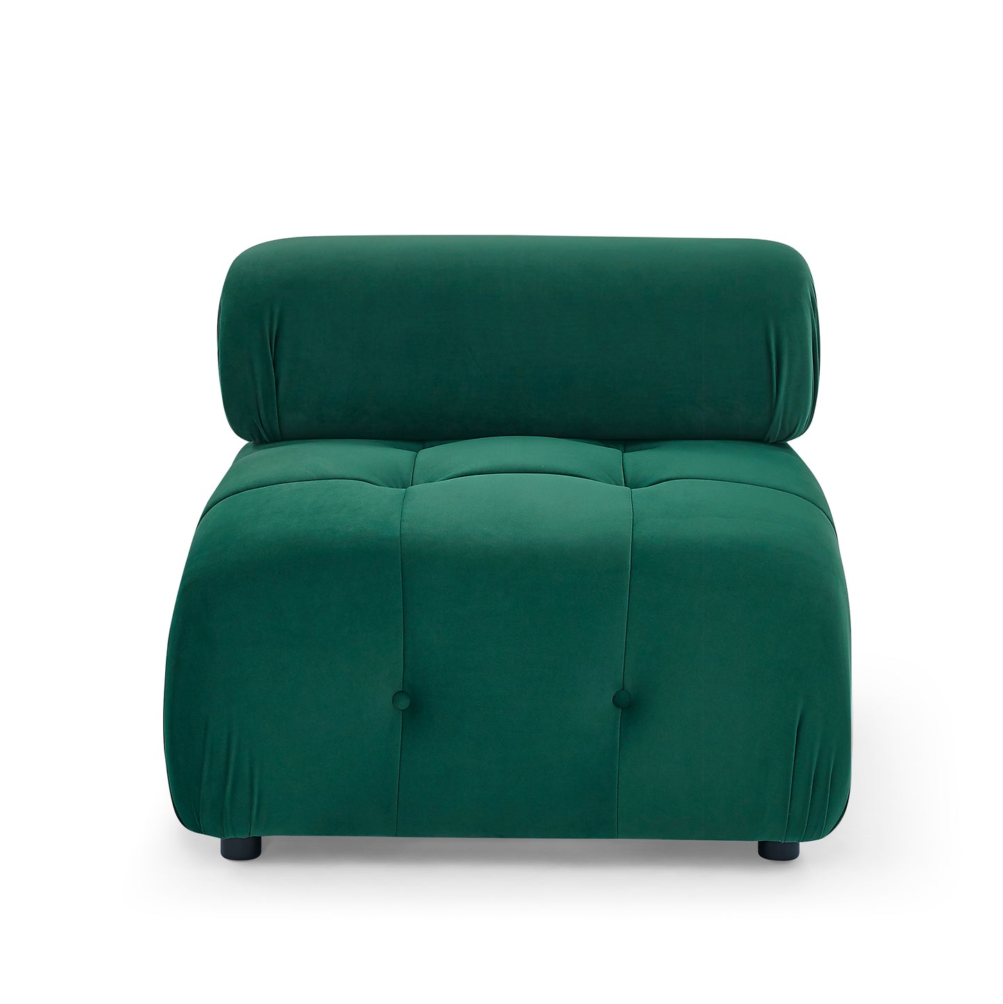 Melysen 93 "Modern Living Room Modular Combined Sofa,Green Velvet