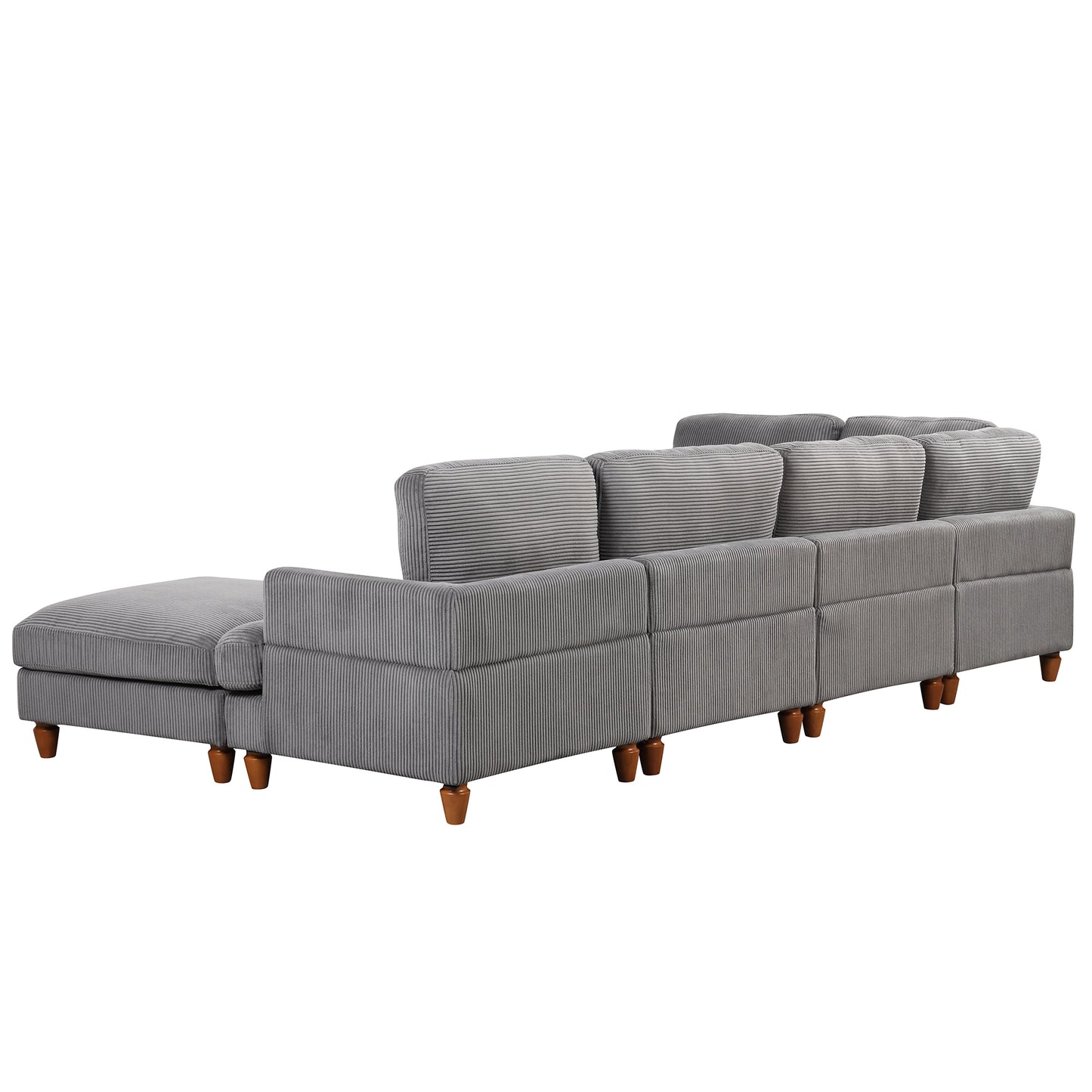 Melysen Modular Sectional Sofa with Ottoman L Shaped Corner Sectional for Living Room£¬Office£¬Spacious Space