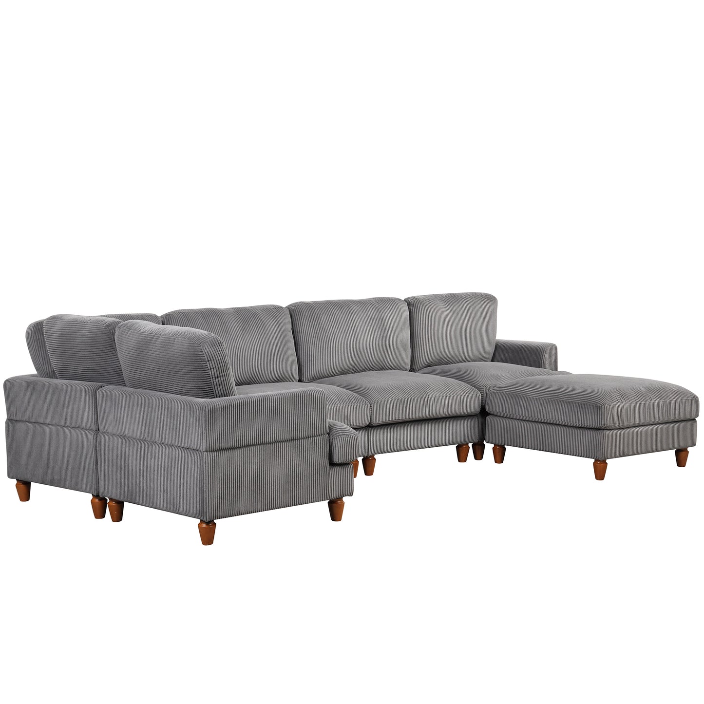 Melysen Modular Sectional Sofa with Ottoman L Shaped Corner Sectional for Living Room£¬Office£¬Spacious Space