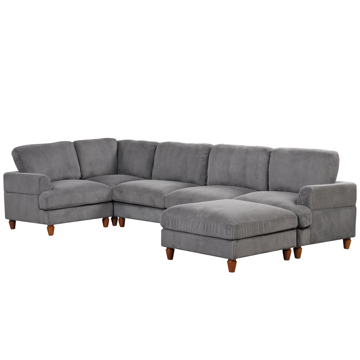 Melysen Modular Sectional Sofa with Ottoman L Shaped Corner Sectional for Living Room£¬Office£¬Spacious Space