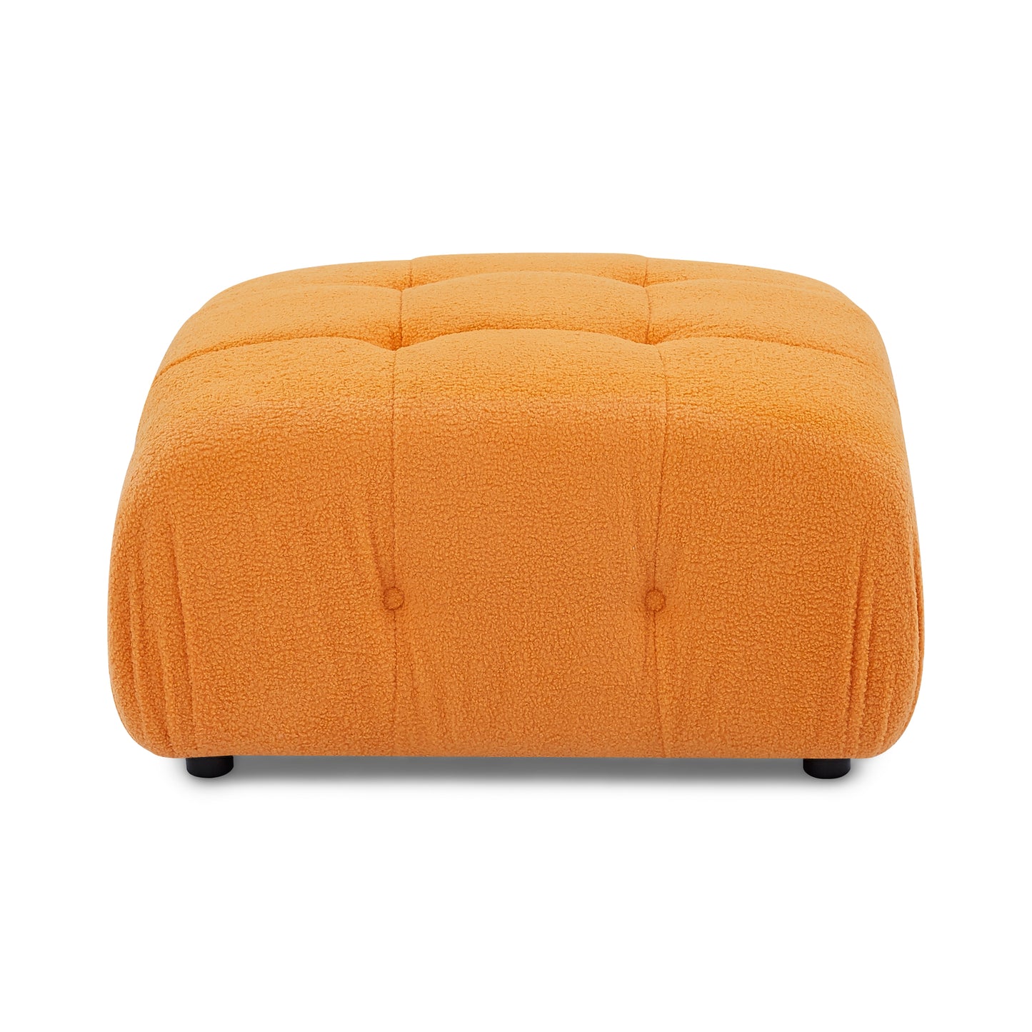 Melysen 93 "Modern Living Room Modular Combined Sofa,Orange Velvet