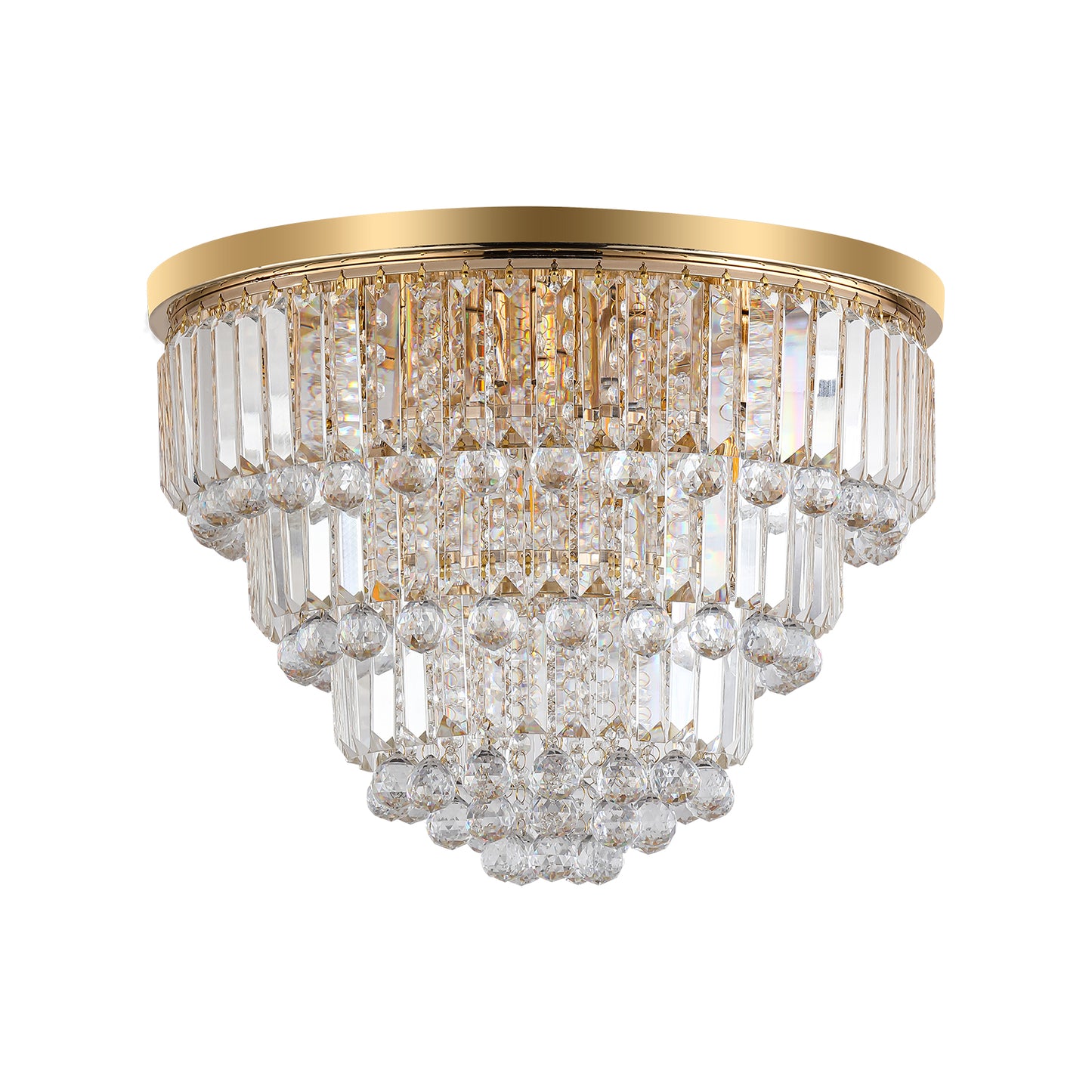 Gold luxury bedroom crystal chandelier,E12(No Bulbs)