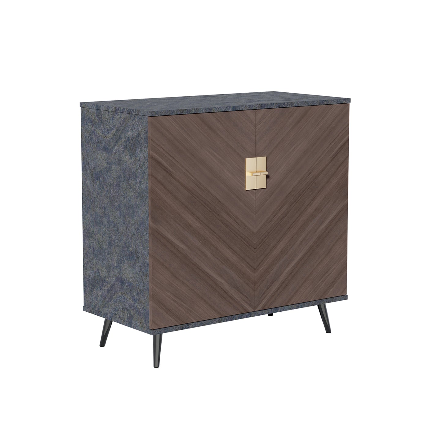 Melysen Accent Storage Cabinet with Doors, Bar Cabinet Buffet Cabinet with Storage for Living Room, Hallway, Bedroomin