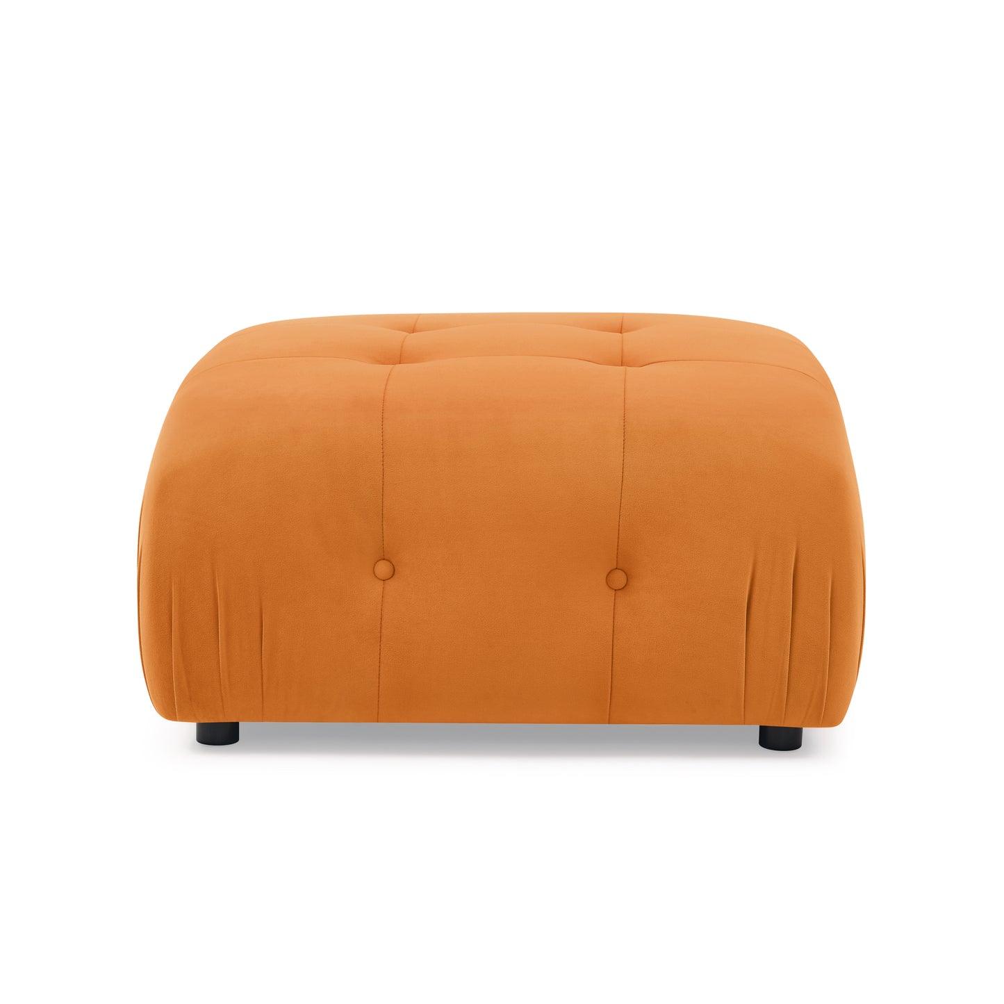 Melysen 93 "Modern Living Room Modular Combined Sofa,Orange Velvet