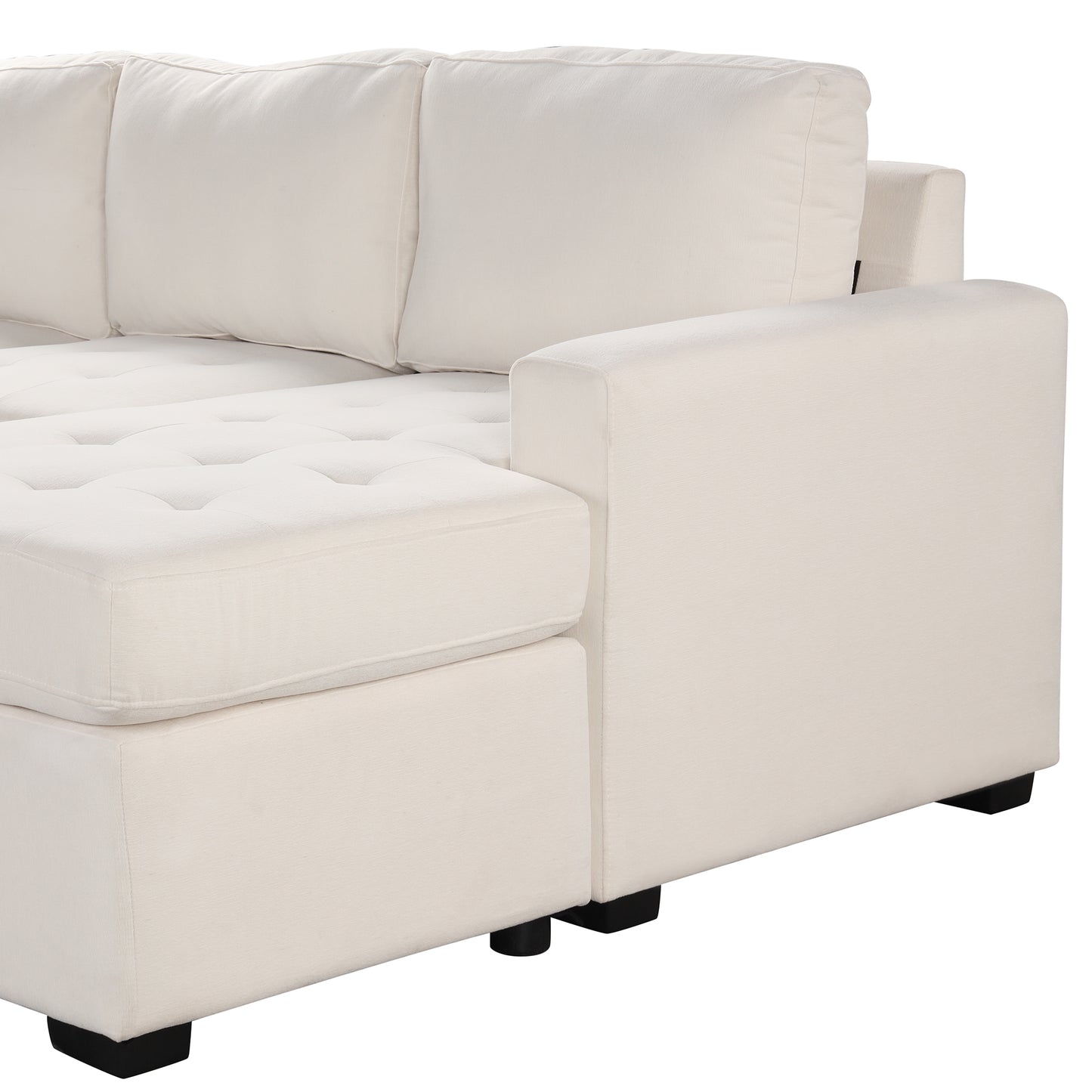 Melysen Sectional Sleeper Sofa with Pull-out Bed and Lounge Chair£¬USB and Type-C Interfaces£¬Suitable for Living Room£¬Office£¬and Spacious Spaces