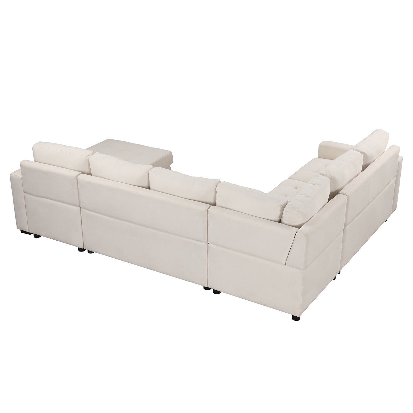 Melysen Sectional Sleeper Sofa with Pull-out Bed and Lounge Chair£¬USB and Type-C Interfaces£¬Suitable for Living Room£¬Office£¬and Spacious Spaces