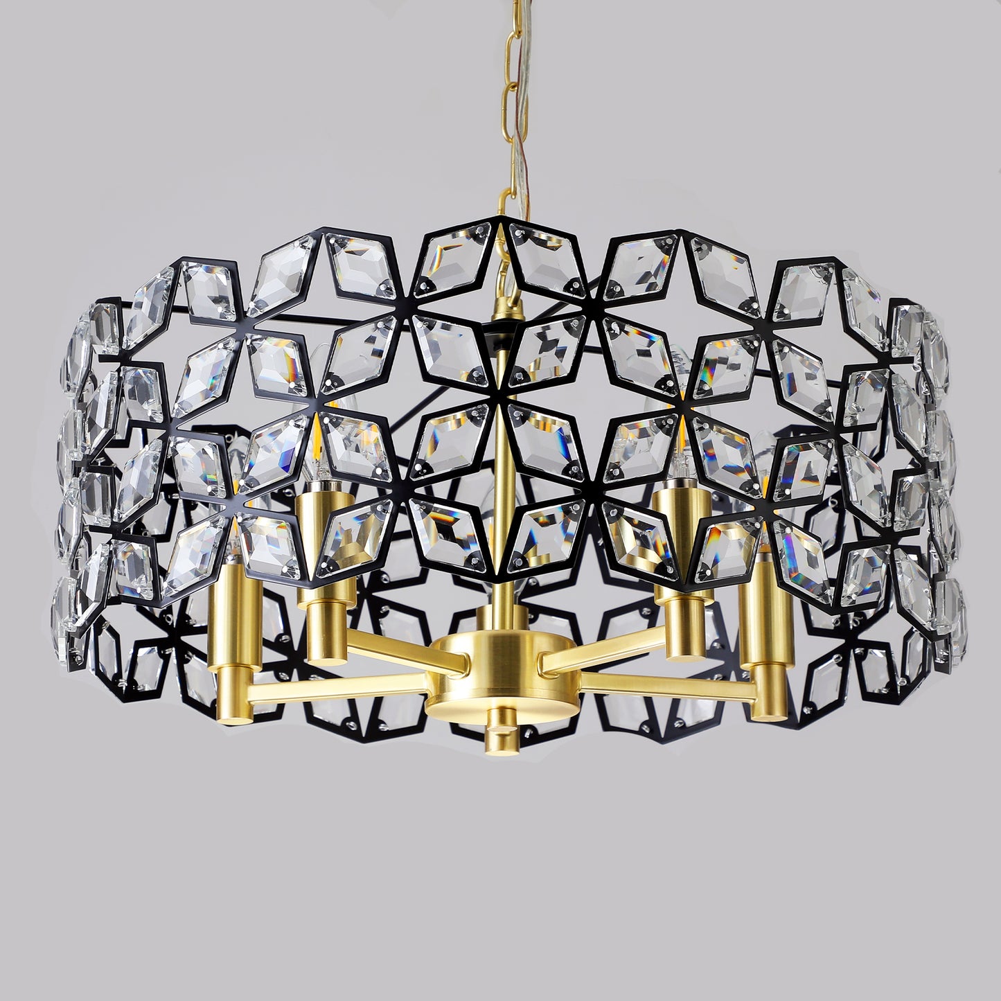 Transparent Luxury crystal chandelier(No Bulbs)