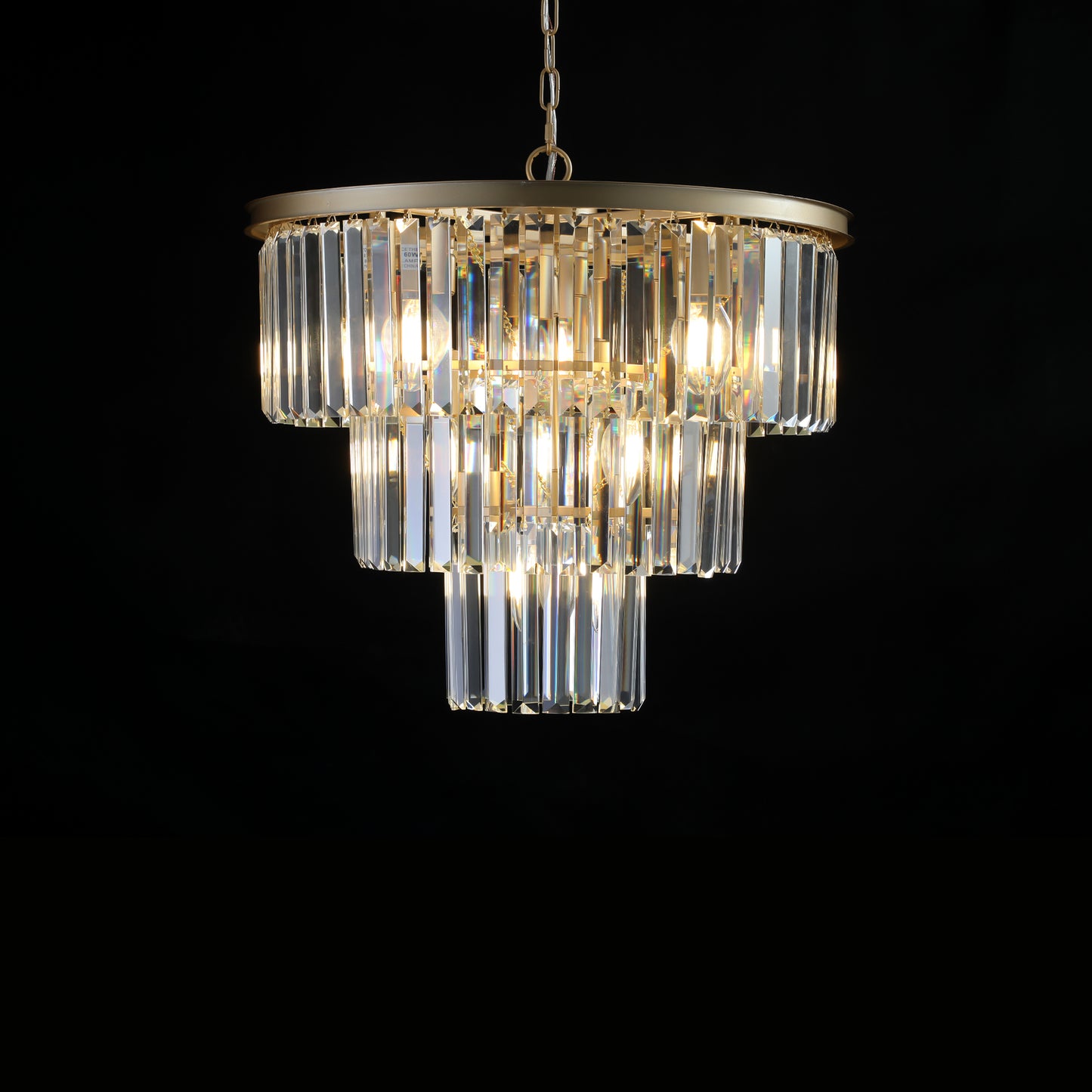 Gold Luxury Crystal Chandelier Modern Chandeliers Lights(No Bulbs)