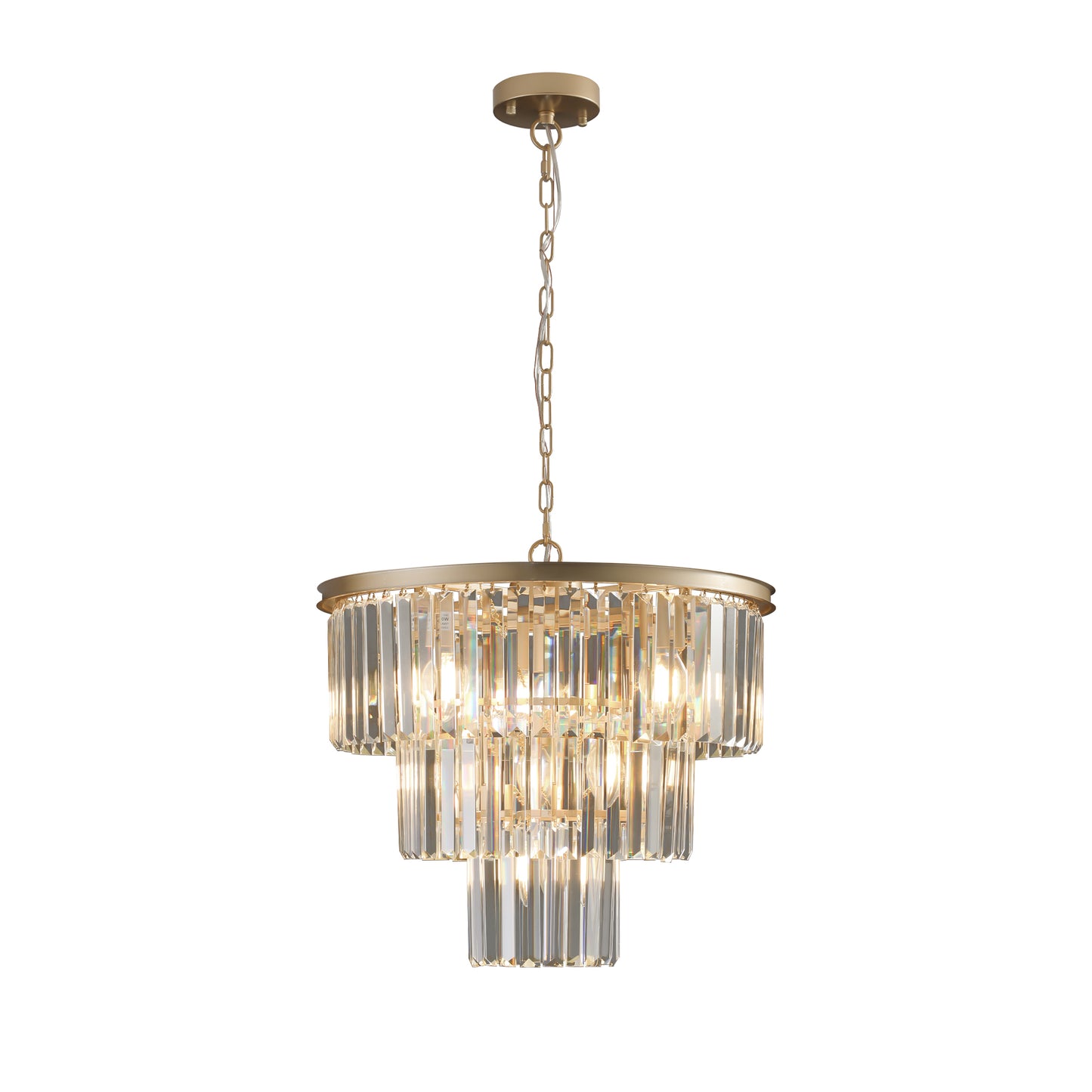 Gold Luxury Crystal Chandelier Modern Chandeliers Lights(No Bulbs)