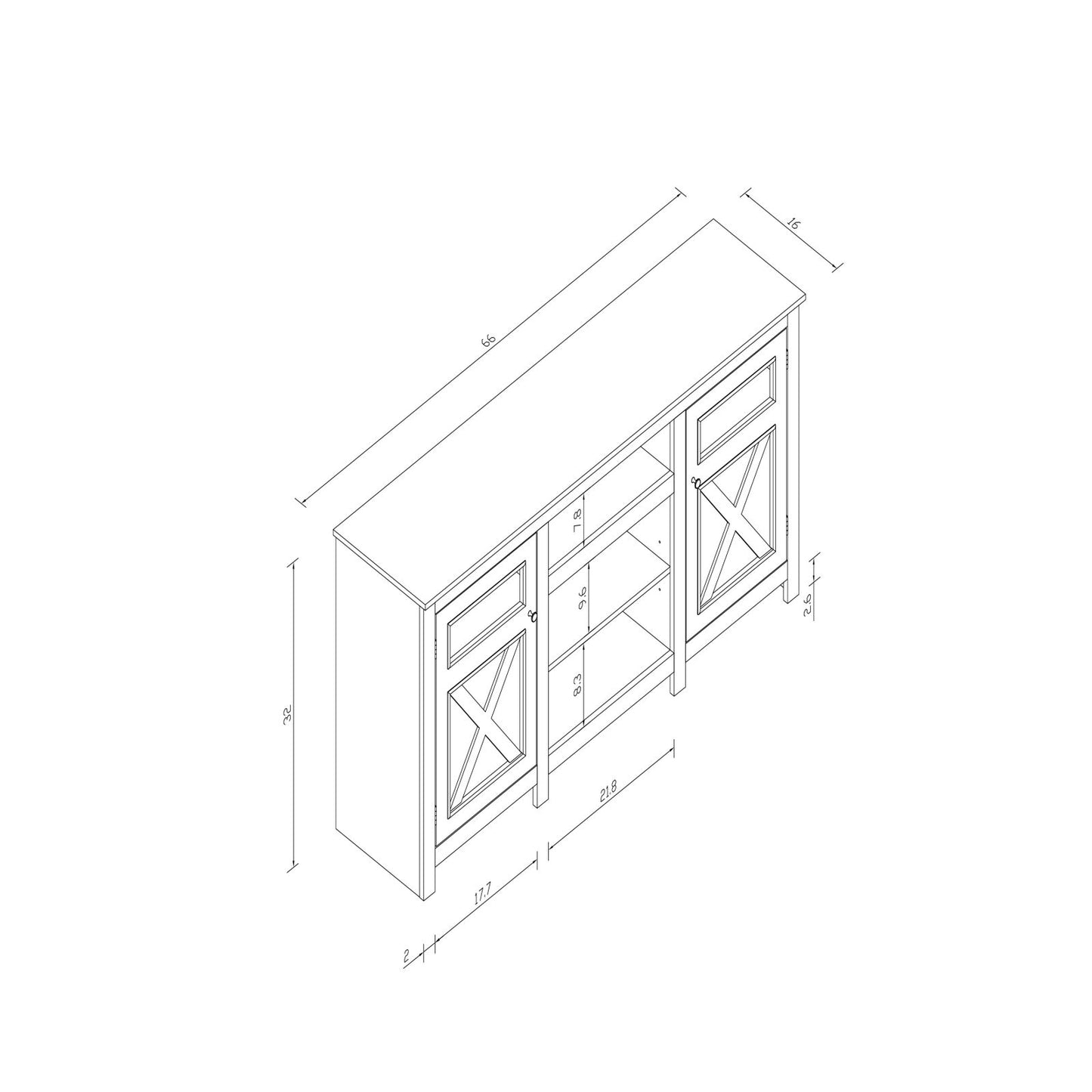 Melysen Living room storage cabinet,shelves, cutlery cabinet, modern kitchen utensils cabinet, self service wooden storage cabinet, display cabinet, TV stand, 2 door corridor restaurant storage cabinet