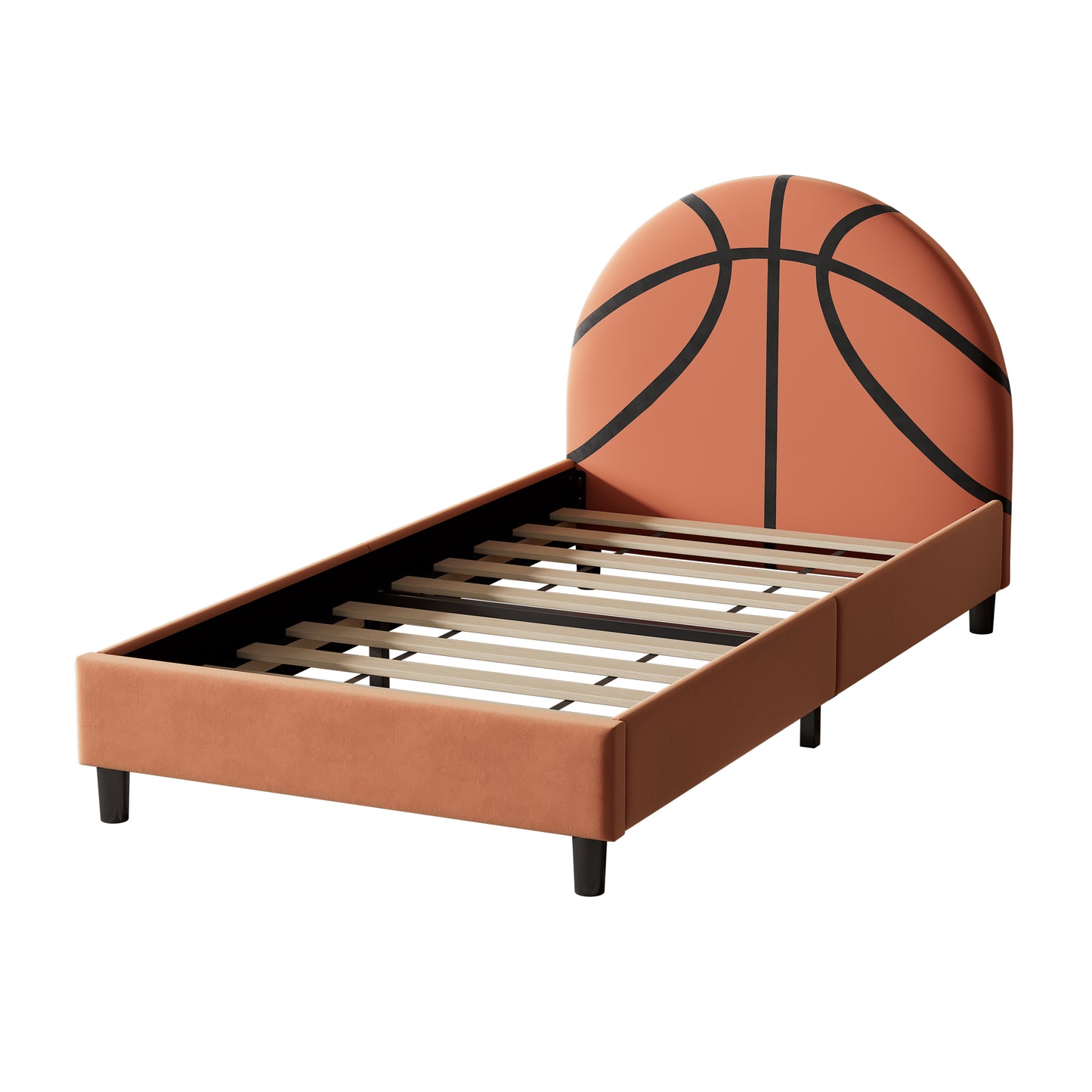 Basketball Design with Cushioned Bed(Twin)