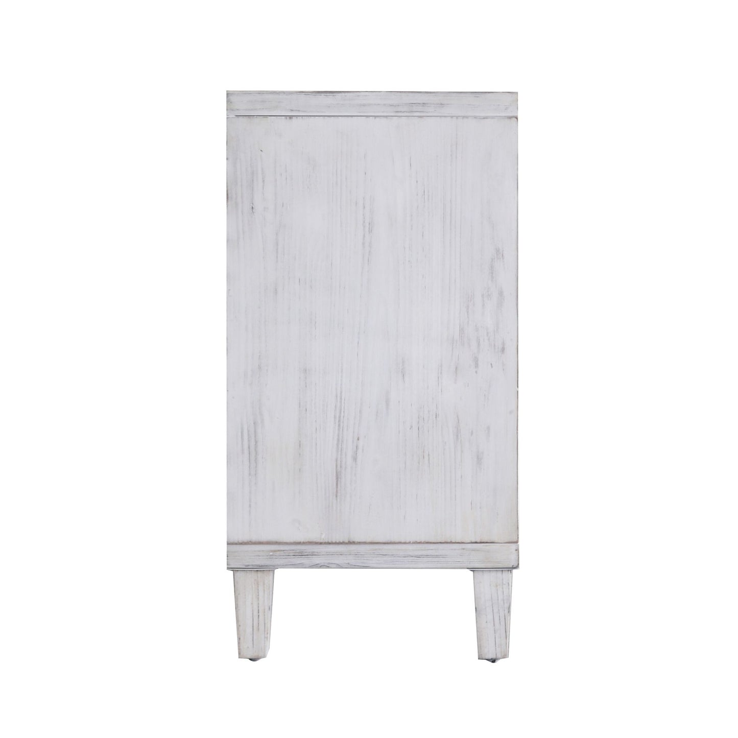 Melysen Accent Cabinet 4 Door Wooden Cabinet Sideboard Buffet Server Cabinet Storage Cabinet,White Wash