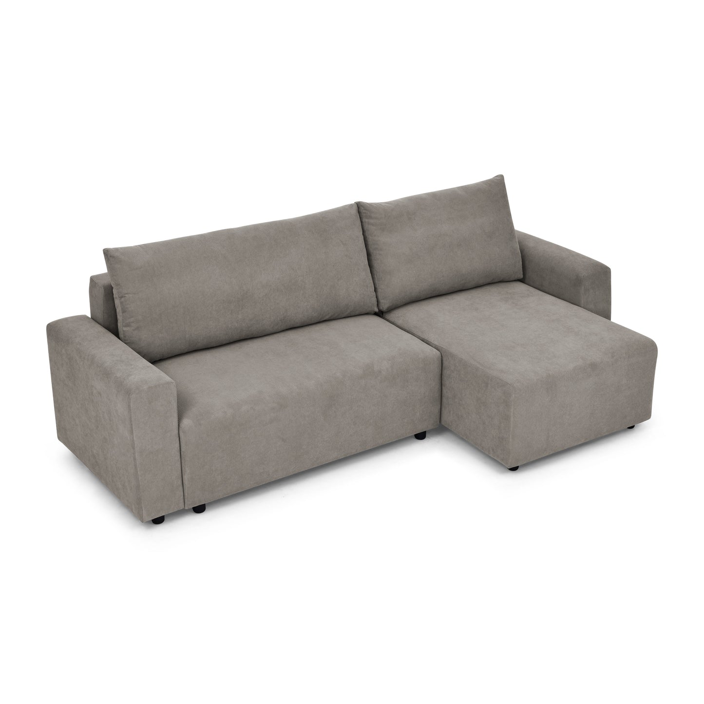 Melysen Modular Corduroy Upholstered 3 Seater Sofa Bed with Storage for Home Apartment Office Living Room£¬Free Combination£¬L Shaped