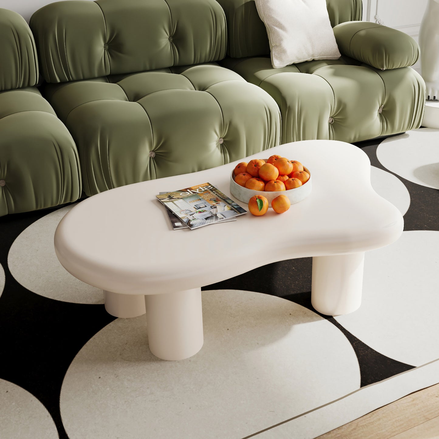 Melysen Cloud Shaped Coffee Table for Living Room