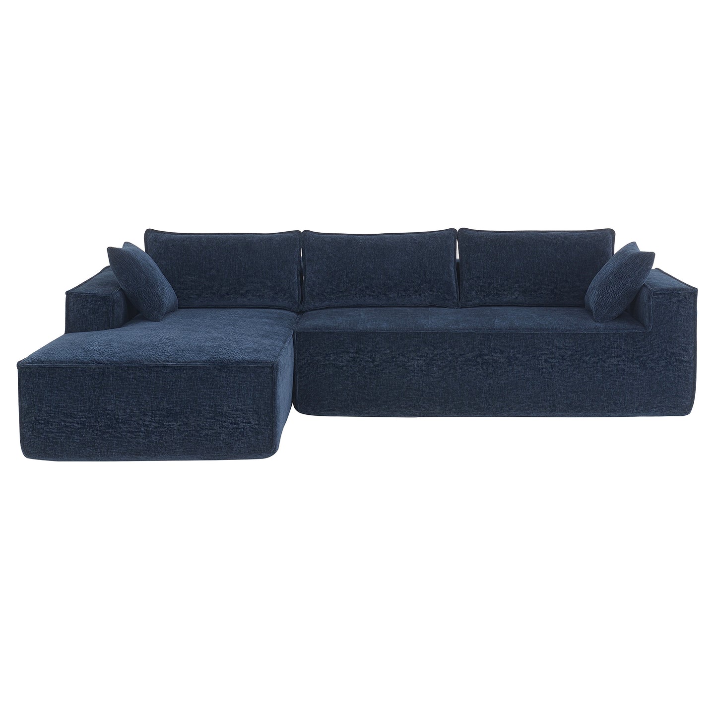 Melysen  111.5*72" Minimalist Style Modular Sectional Sofa,Wrinkle-resistant Chenille Couch Set,L-Shaped Compressed Sofa for Living Room,2 PIC Free Combination,No Assembly Require,3 Colors